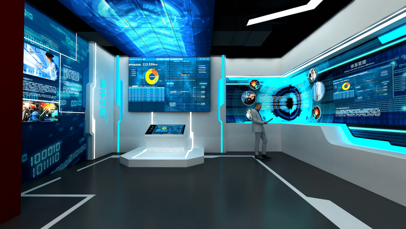 生物科技企業(yè)展廳設計